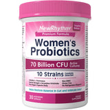 NewRhythm Women's Probiotics 30 capsules front view