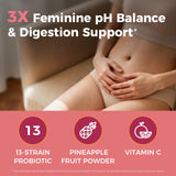 NewRhythm Women's Probiotics capsules on a table