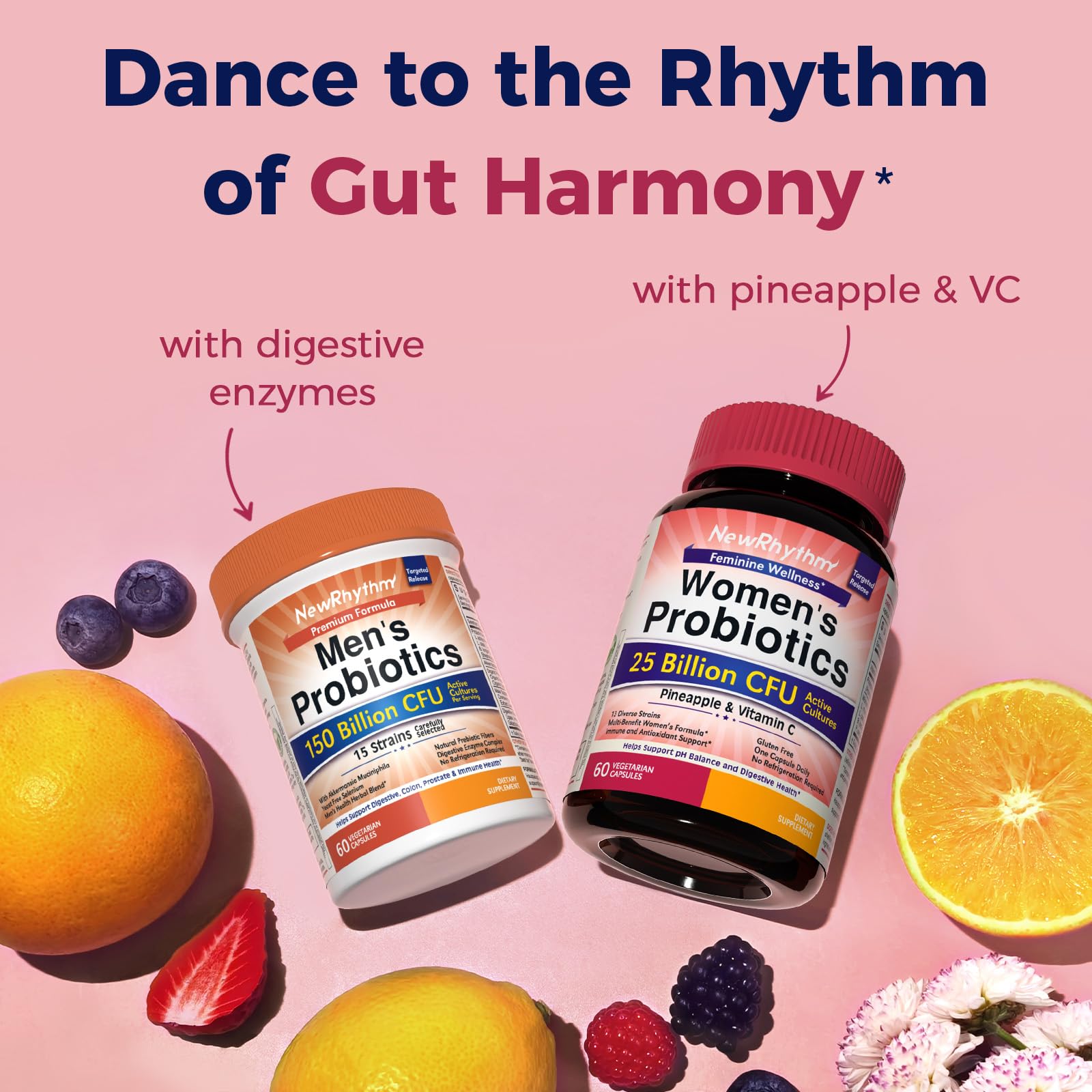 NewRhythm Women's Probiotics made in New York