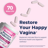 NewRhythm Women's Probiotics packaging side view