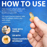 newseel Omega-3 Fish Oil Softgels lifestyle scene