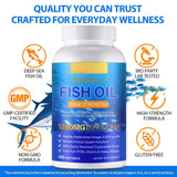 newseel Omega-3 Fish Oil Softgels on kitchen counter