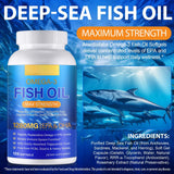 newseel Omega-3 Fish Oil Softgels with measuring spoon