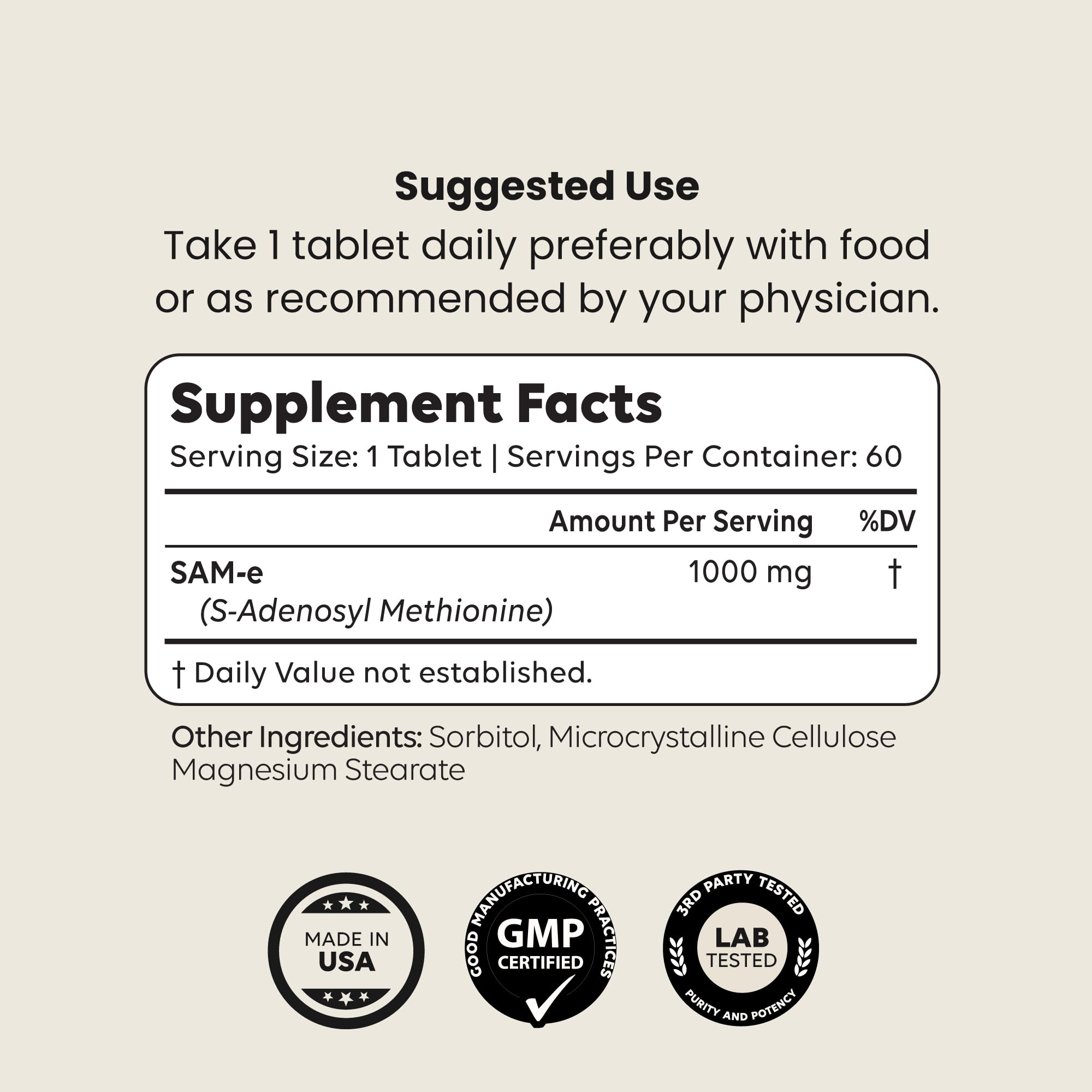 Newt SAM-e Multimineral Supplement opened with capsules visible