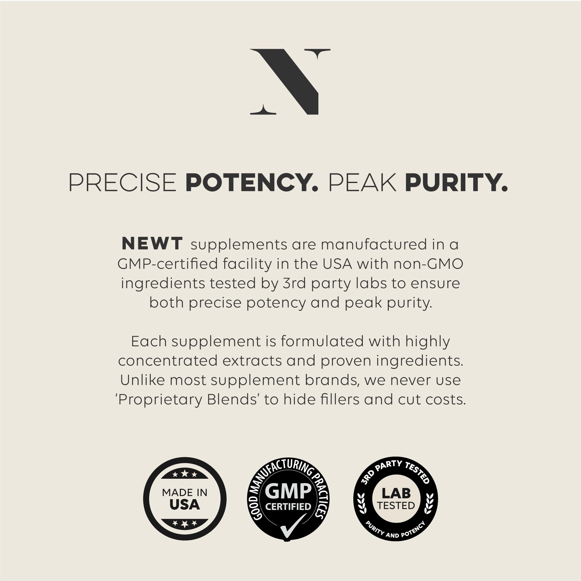 Newt SAM-e Multimineral Supplement showing vegetarian-friendly label