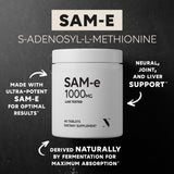 Newt SAM-e Multimineral Supplement side view with dosage information