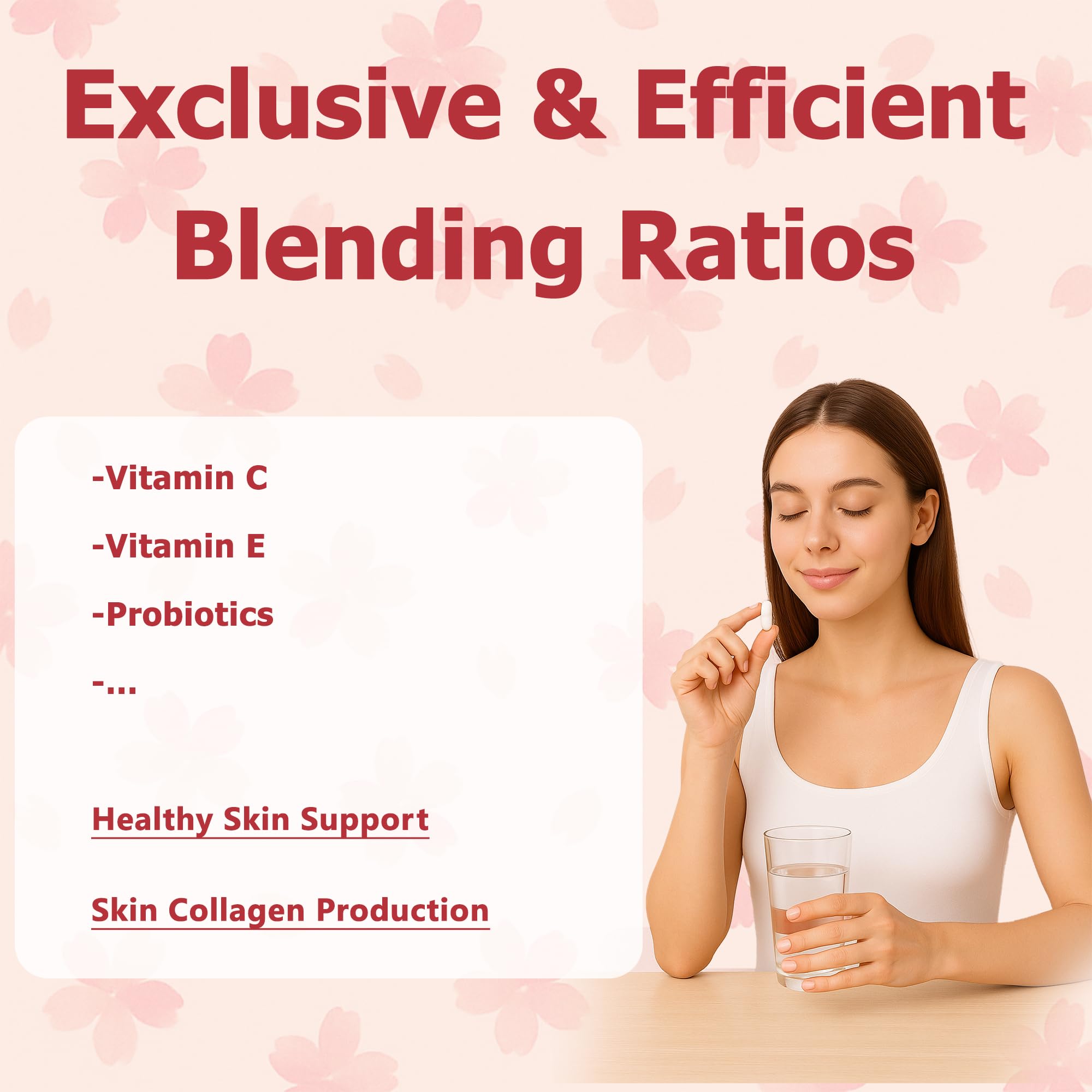 NEWUREHO Collagen Supplement 2000mg capsules close-up