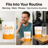 NEWUREHO daily Support Gummies lifestyle scene with a glass of water