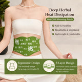 NEWUREHO Herbal Balance Patch application on skin