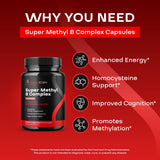 NEXGEN BLENDS B-Complex Methylated Vitamins 50g side view