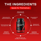 NEXGEN BLENDS B-Complex Methylated Vitamins 60 Capsules with a measuring spoon