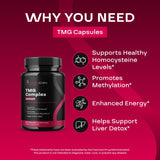 NEXGEN BLENDS B-Complex Trimethylglycine Supplement back view