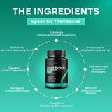 NEXGEN BLENDS Echinacea Lymph Support Capsules on a wooden table