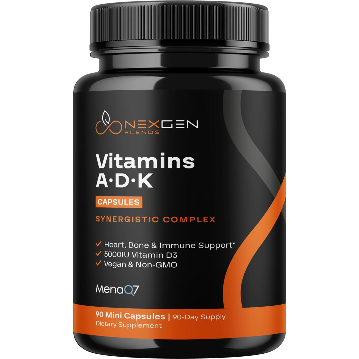 NEXGEN BLENDS Vitamin ADK Supplement capsule front view