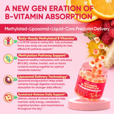 Nextdia B-Complex Gummies back view with ingredient list