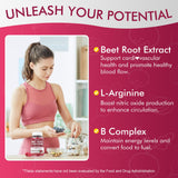 Nextdia Beetroot Gummies with a measuring spoon for serving