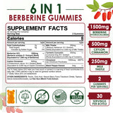 Nextdia Berberine Gummies 1500mg side view showing ingredients