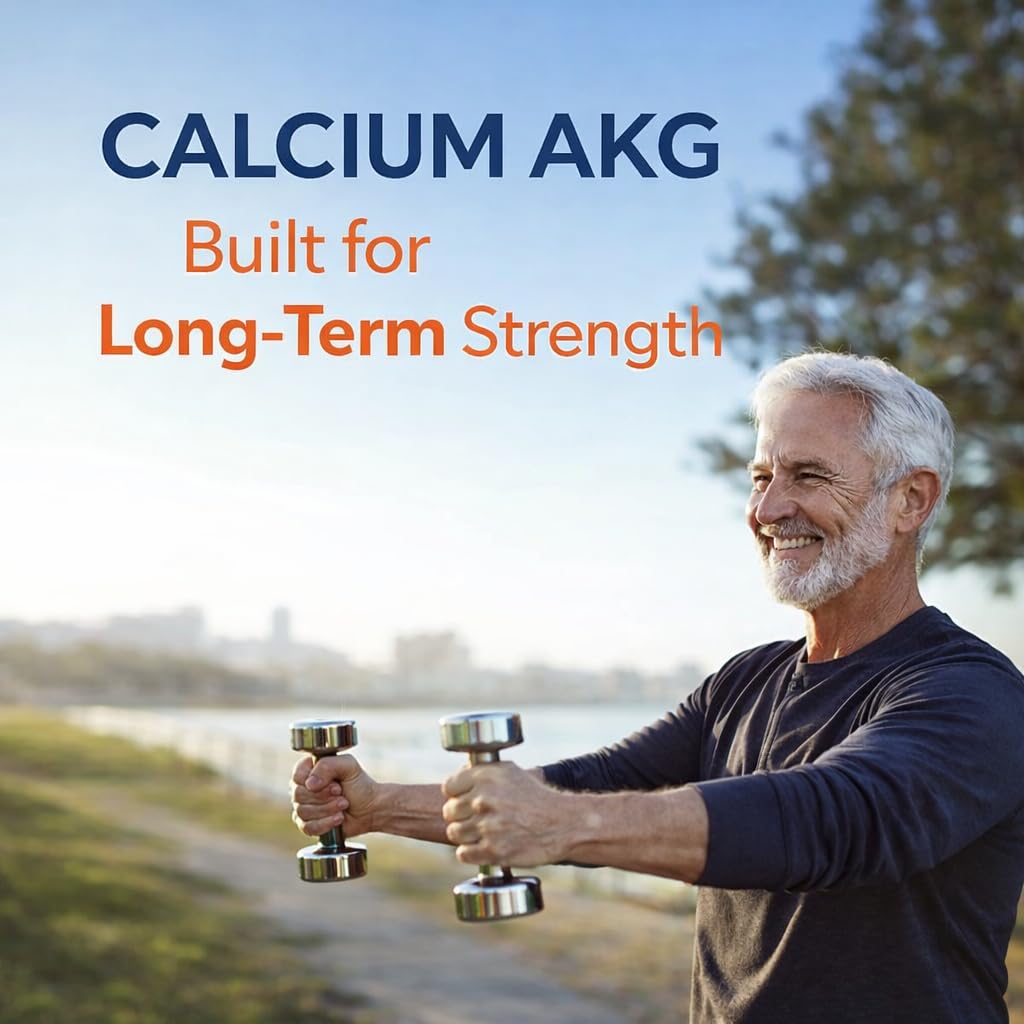 Nextdia Calcium AKG supplement softgels on a table
