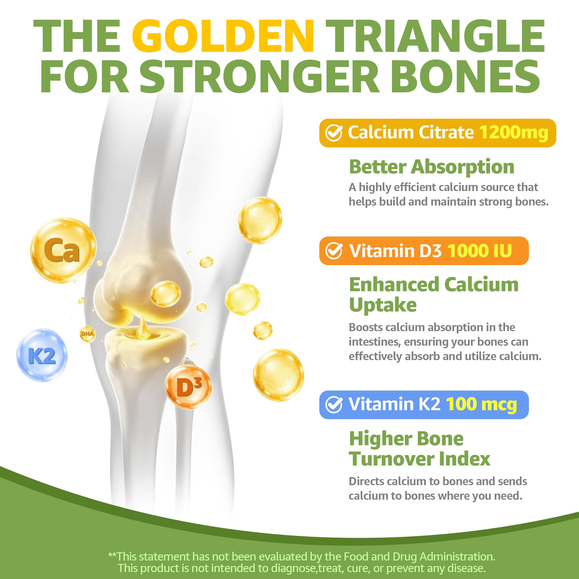 Nextdia Calcium Citrate Gummies 1200mg nutritional information