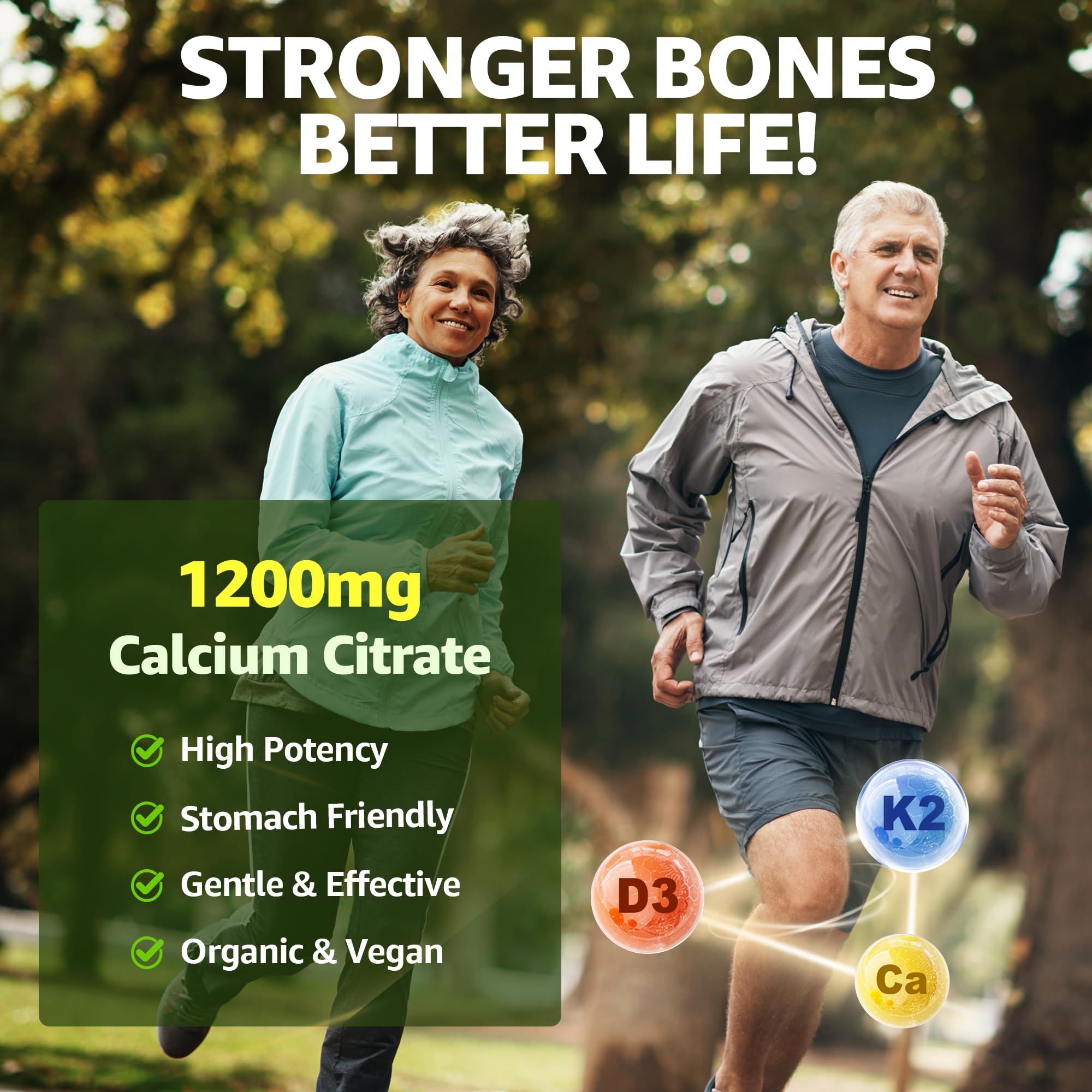 Nextdia Calcium Citrate Gummies 1200mg with mango flavour