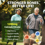 Nextdia Calcium Citrate Gummies 1200mg with mango flavour