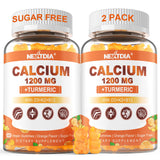 Nextdia Calcium Gummies 1200mg with Turmeric Extract front view