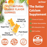 Nextdia Calcium Gummies in a hand for size reference