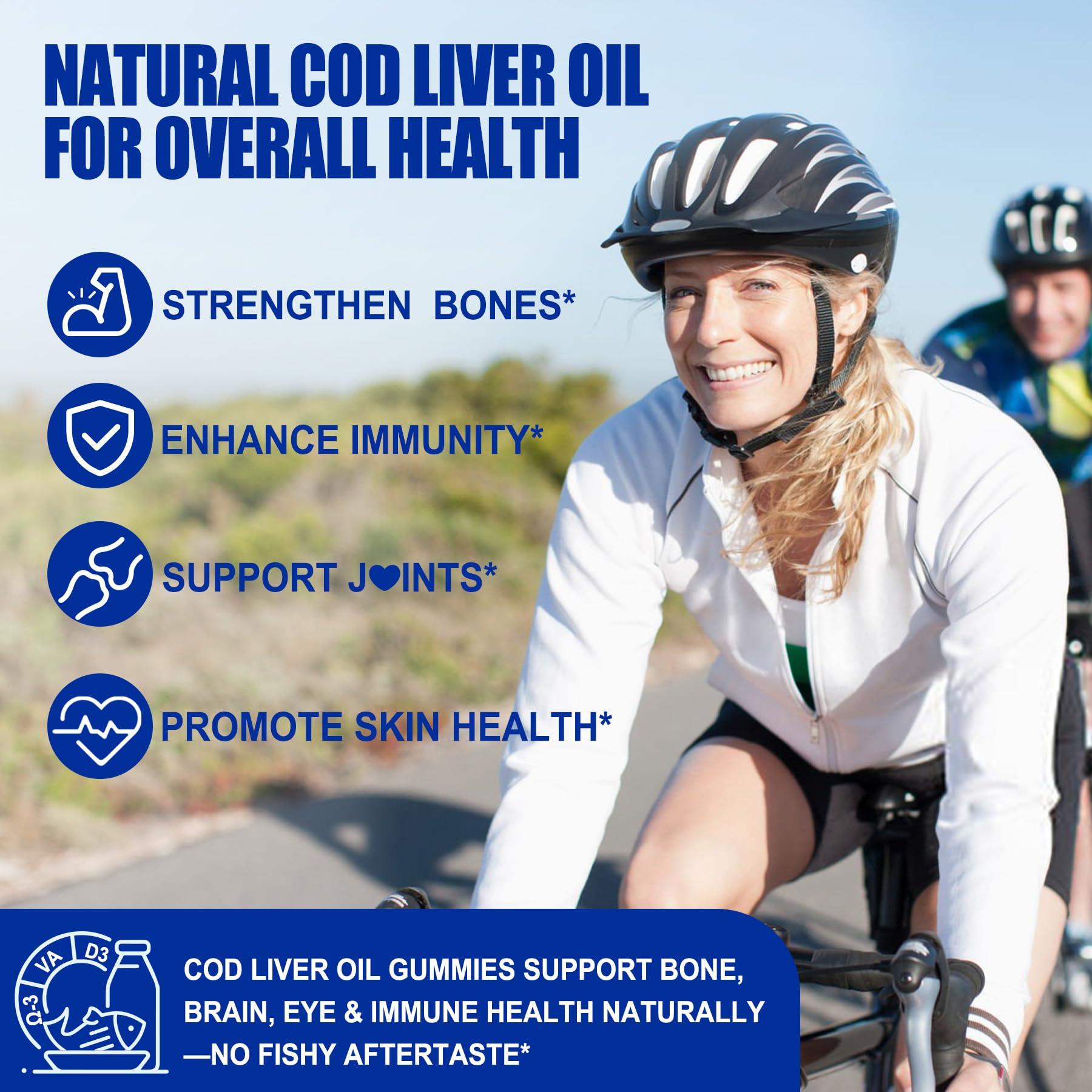 Nextdia Cod Liver Oil Gummies ingredients list on packaging