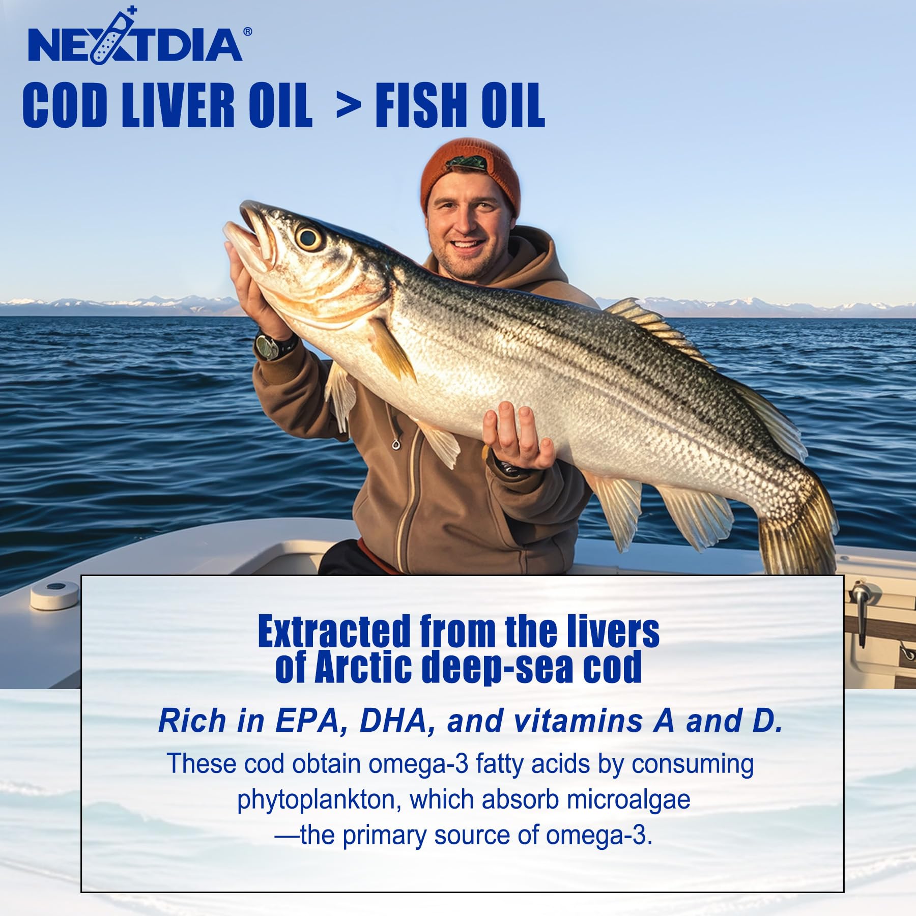 Nextdia Cod Liver Oil Gummies nutritional information