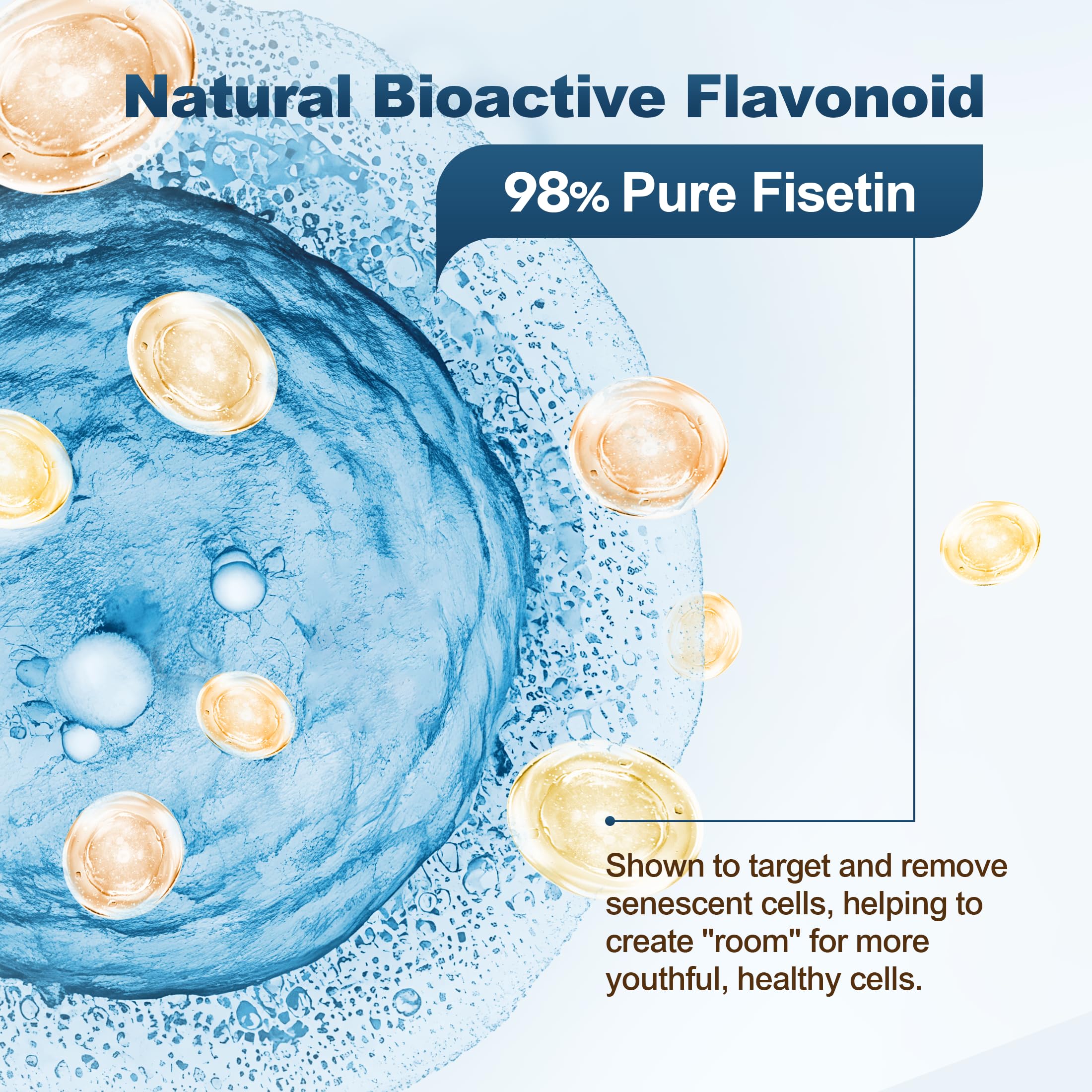 Nextdia Fisetin Gummies 200mg back view with ingredient list