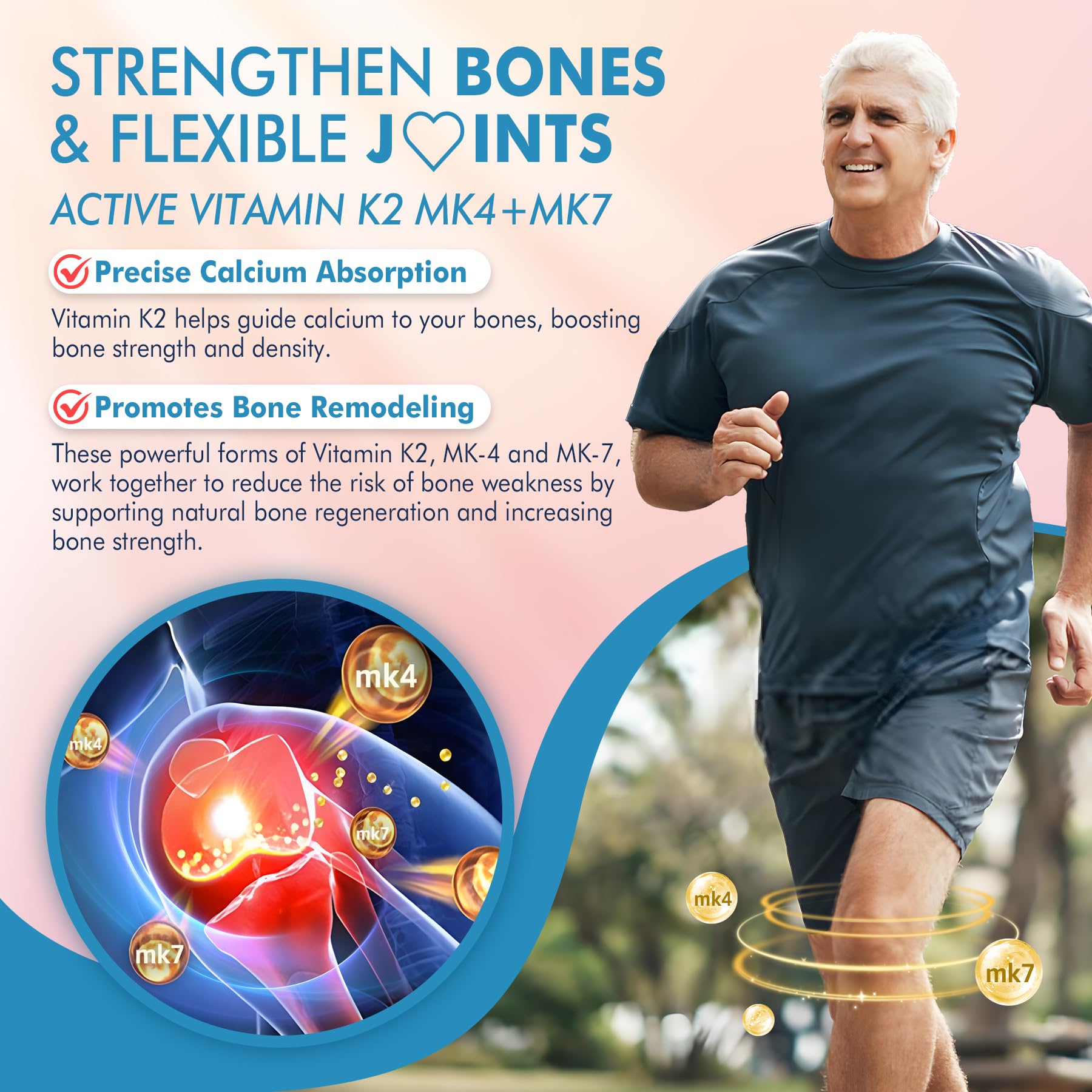 Nextdia Full-Spectrum Vitamin K2 Gummies nutritional information