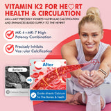 Nextdia Full-Spectrum Vitamin K2 Gummies side view of bottle