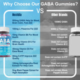 Nextdia GABA Gummies 500mg on a wooden table