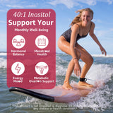 Nextdia Inositol Gummies back view with ingredient list