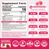 Nextdia Iron Bisglycinate Gummies showing liquid-filled centre