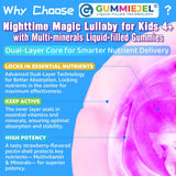 Nextdia Kids 4+ Magnesium + Saffron Sleep Gummies group of gummies