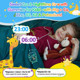 Nextdia Kids 4+ Magnesium + Saffron Sleep Gummies on a table