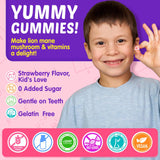 Nextdia Kids Brain Focus Gummies in a bowl