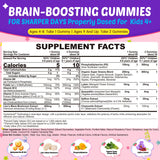 Nextdia Kids Brain Focus Gummies packaging with ingredients list