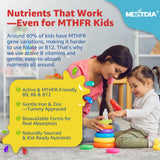 Nextdia Kids Multivitamin Gummies display with nutritional information