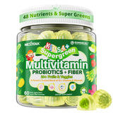 Nextdia Kids Multivitamin Gummies front view with green apple flavour