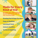 Nextdia Kids Multivitamin Gummies in a child's hand