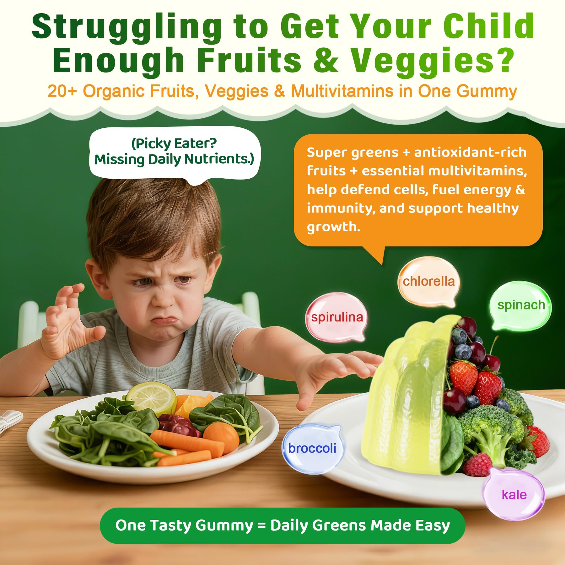 Nextdia Kids Multivitamin Gummies showing gummy texture