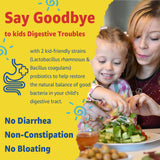 Nextdia Kids Multivitamin Gummies with a measuring spoon