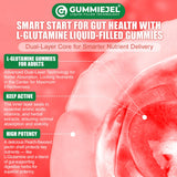 Nextdia L-Glutamine Gummies 1200mg nutritional information on package