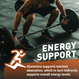 Nextdia L-Glutamine Gummies on a kitchen counter