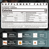 Nextdia L-Glutamine Gummies side view showing serving size