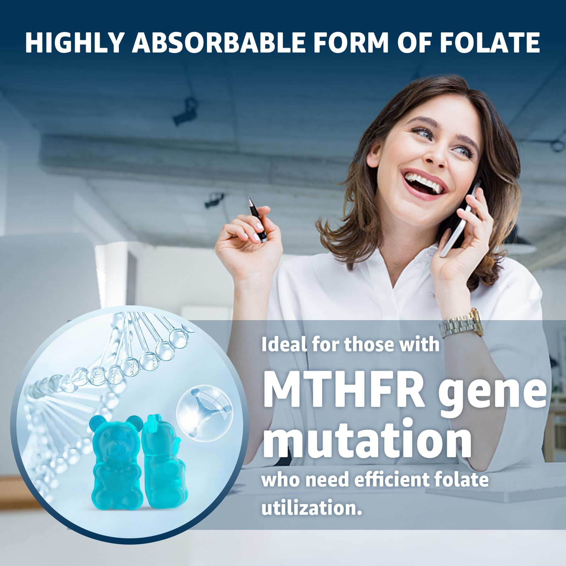 Nextdia L-Methylfolate Gummies 15mg ingredients list