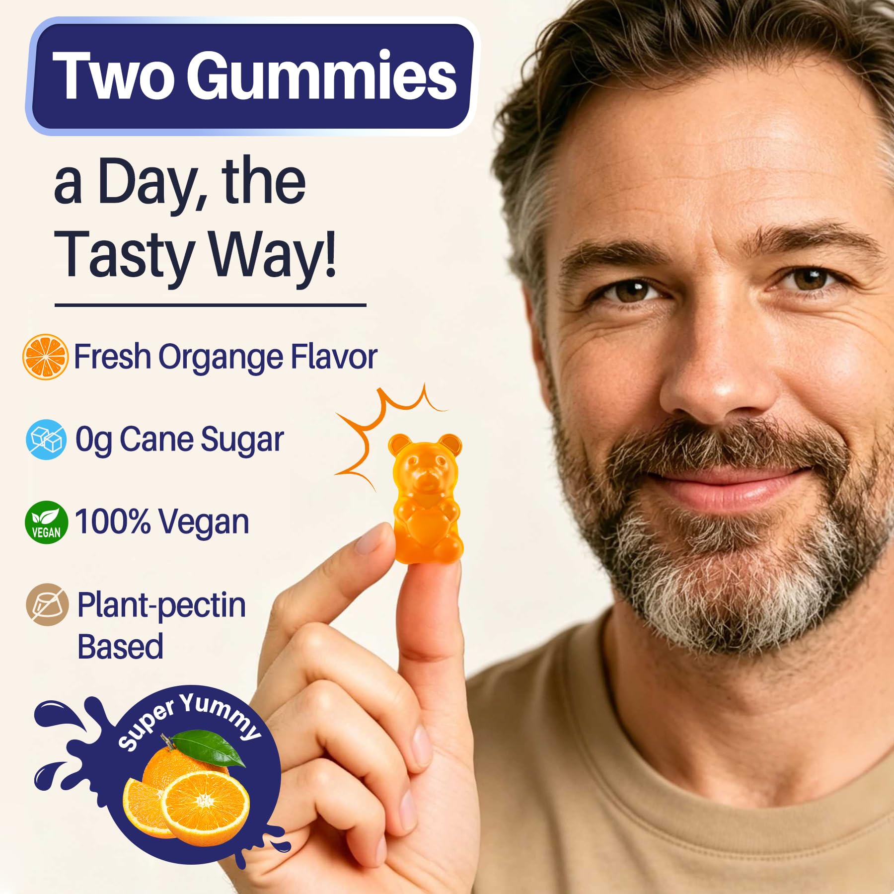 Nextdia Lutein & Zeaxanthin Gummies close-up