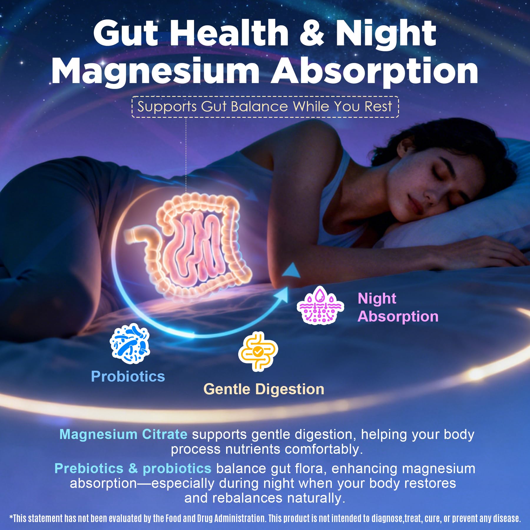 Nextdia Magnesium Complex Gummies 12-in-1 gummy close-up
